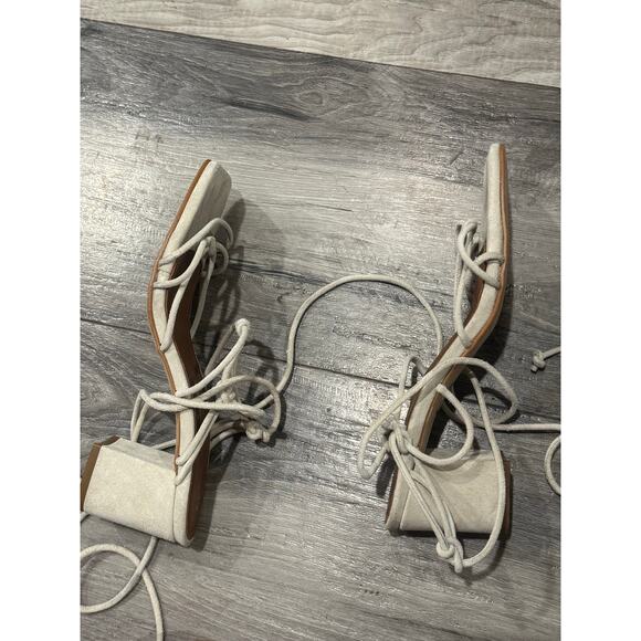 ALOHAS Paloma Lace Up Heeled Sandals Size 8 EU 39 EUC - Picture 4 of 6